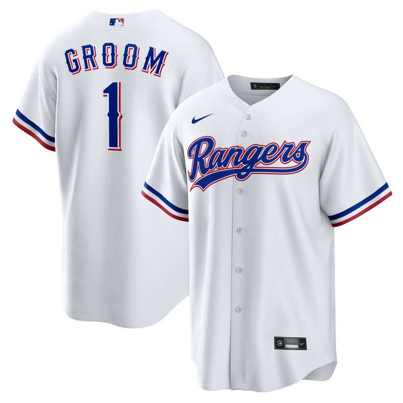 Texas Rangers White jersey – view 1