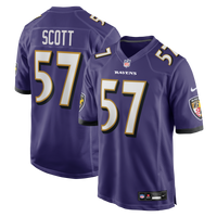 Baltimore Ravens Bart Scott Purple jersey – view 1