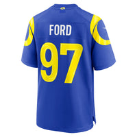 Los Angeles Rams Poona Ford Royal jersey – view 4