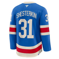 New York Rangers Igor Shesterkin Blue jersey – view 4