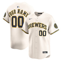 Milwaukee Brewers Cream jersey – view 2