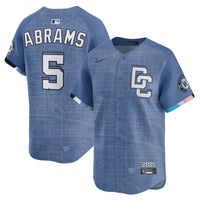 Washington Nationals CJ Abrams Blue jersey – view 1