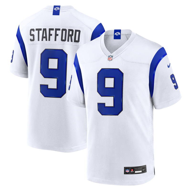 Los Angeles Rams Matthew Stafford White jersey – view 1
