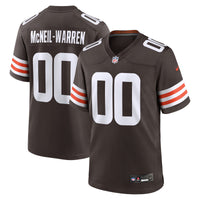 Cleveland Browns Emmanuel McNeil-Warren Brown jersey – view 1