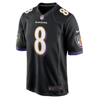 Baltimore Ravens Lamar Jackson Black jersey – view 3