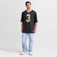 New Orleans Saints Travis Etienne Jr Black jersey – view 3