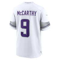 Minnesota Vikings J.J. McCarthy White jersey – view 4