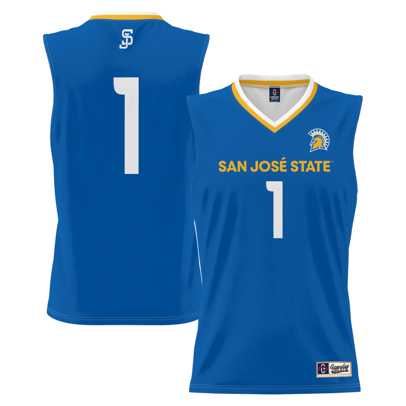 San Jose State Spartans Royal jersey – view 1