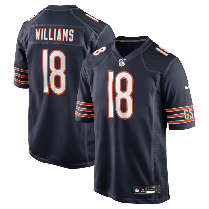 Chicago Bears Caleb Williams Navy jersey – view 1