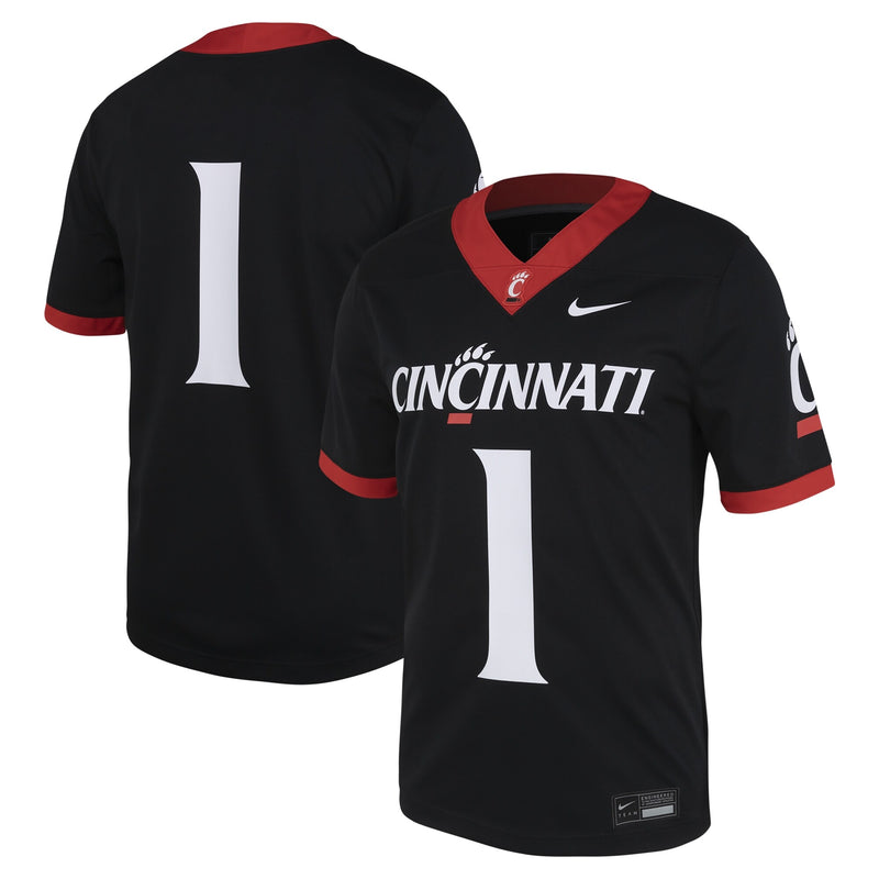 Cincinnati Bearcats Black jersey – view 1