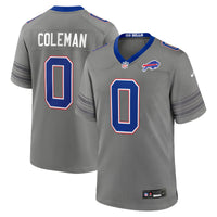Buffalo Bills Keon Coleman Gray jersey – view 1