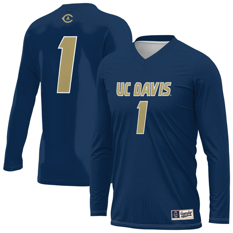 UC Davis Aggies GameDay Greats Navy jersey – view 1