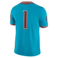 Nike Turquoise Florida State Seminoles Alternate Game Jersey – view 4