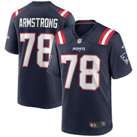New England Patriots Bruce Armstrong Navy jersey – view 1