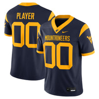 West Virginia Mountaineers Navy jersey – view 2