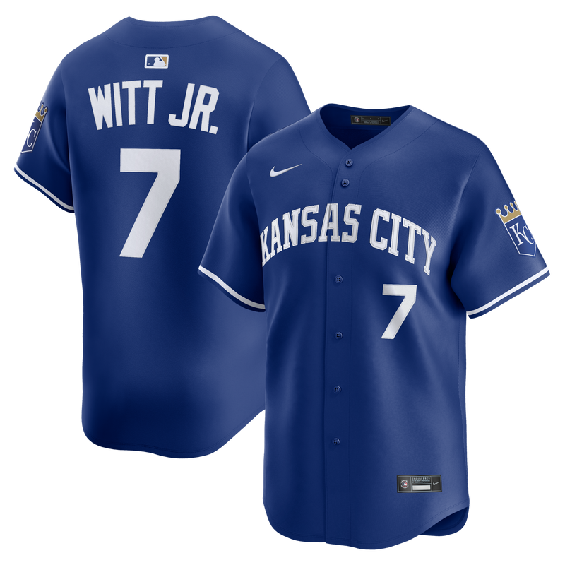 Kansas City Royals Bobby Witt Jr. Royal jersey – view 1
