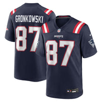 New England Patriots Rob Gronkowski Navy jersey – view 1