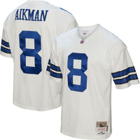 Dallas Cowboys Troy Aikman White jersey – view 1
