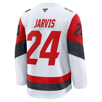 Carolina Hurricanes Seth Jarvis White jersey – view 4