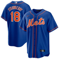New York Mets Darryl Strawberry Royal jersey – view 2
