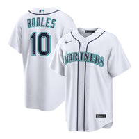 Seattle Mariners Victor Robles White jersey – view 1