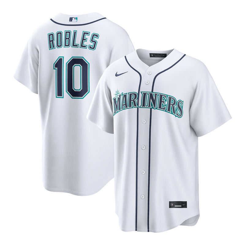 Seattle Mariners Victor Robles White jersey – view 1
