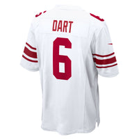 New York Giants Jaxson Dart White jersey – view 4