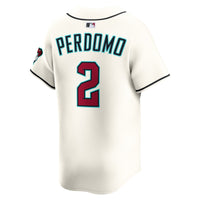 Arizona Diamondbacks Geraldo Perdomo Cream jersey – view 4