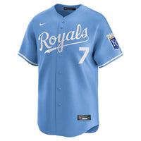 Kansas City Royals Bobby Witt Jr. Blue jersey – view 3