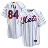 New York Mets Jefry Yan White jersey – view 2