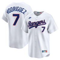Texas Rangers Ivan Rodriguez White jersey – view 2