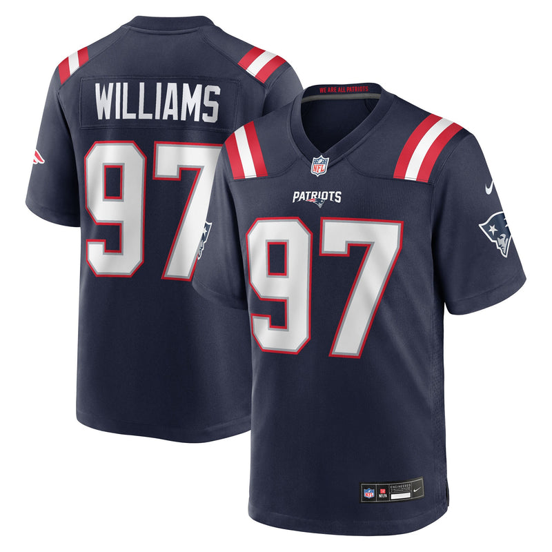 New England Patriots Milton Williams Navy jersey – view 1