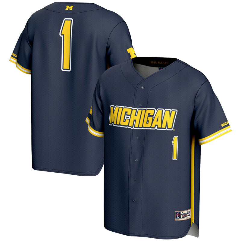 Michigan Wolverines Navy jersey – view 1