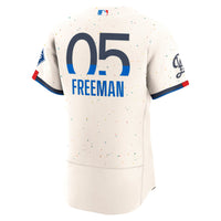 Los Angeles Dodgers Freddie Freeman Cream jersey – view 4