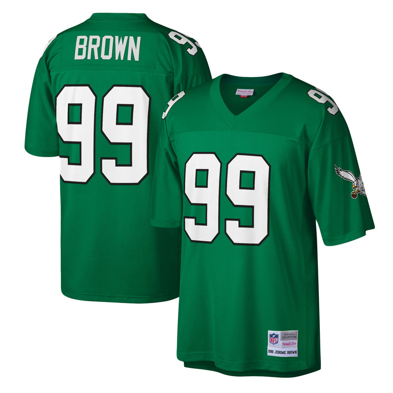 Philadelphia Eagles Jerome Brown Kelly Green jersey – view 1