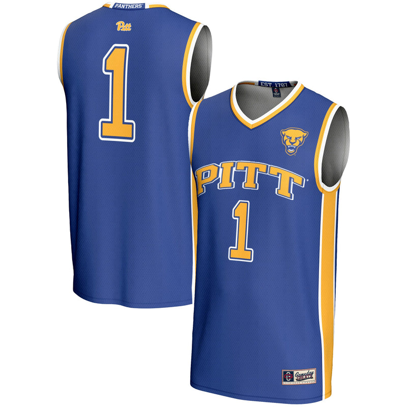 Pitt Panthers Royal jersey – view 1