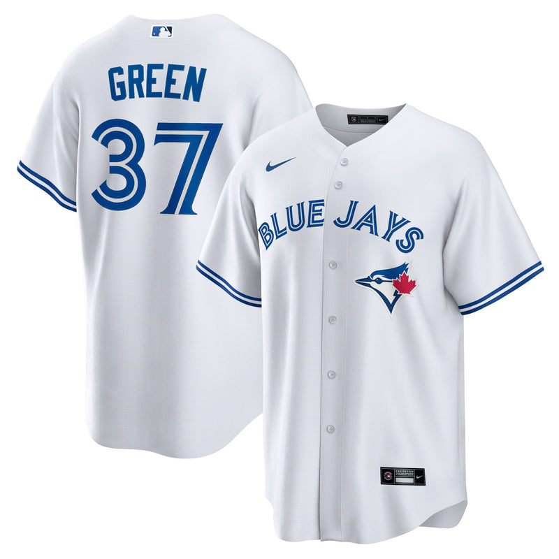 Toronto Blue Jays Chad Green White jersey – view 1