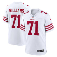 San Francisco 49ers Trent Williams White jersey – view 1