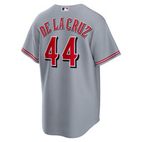 Cincinnati Reds Elly De La Cruz Gray jersey – view 4
