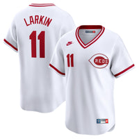 Cincinnati Reds Barry Larkin White jersey – view 2
