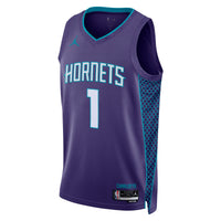 Charlotte Hornets Purple jersey – view 2