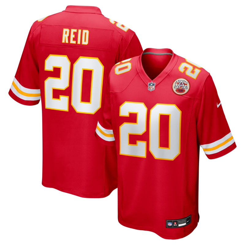 Kansas City Chiefs Justin Reid Red jersey – view 1