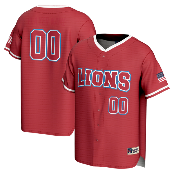 Loyola Marymount Lions GameDay Greats NIL Pick-A-Player Lightweight Baseball Jersey - Red