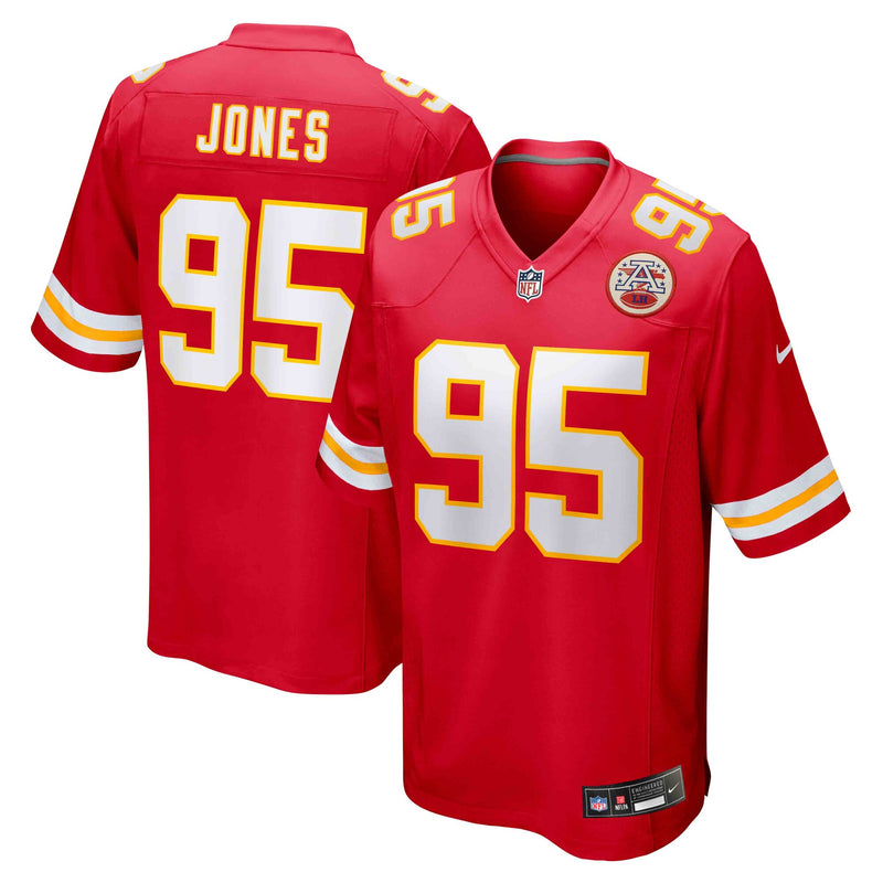 Kansas City Chiefs Chris Jones Red jersey – view 1