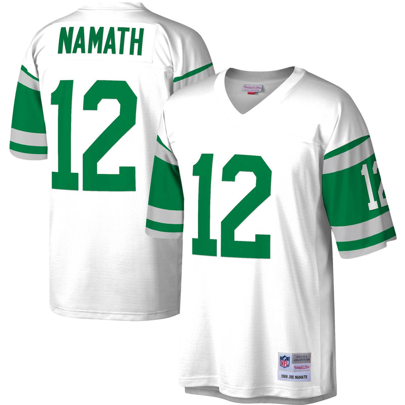 New York Jets Joe Namath White jersey – view 1