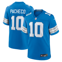 Detroit Lions Isiah Pacheco Blue jersey – view 2