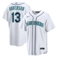 Seattle Mariners Kade Anderson White jersey – view 1