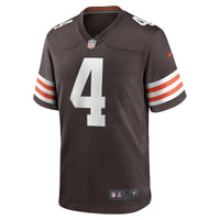 Cleveland Browns Deshaun Watson Brown jersey – view 3