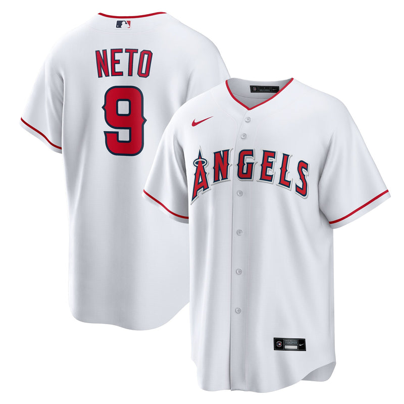 Los Angeles Angels Zach Neto White jersey – view 1
