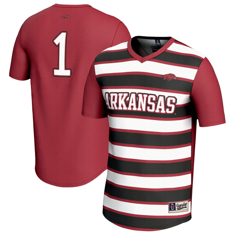 Arkansas Razorbacks Lightweight Soccer Cardinal jersey – view 1